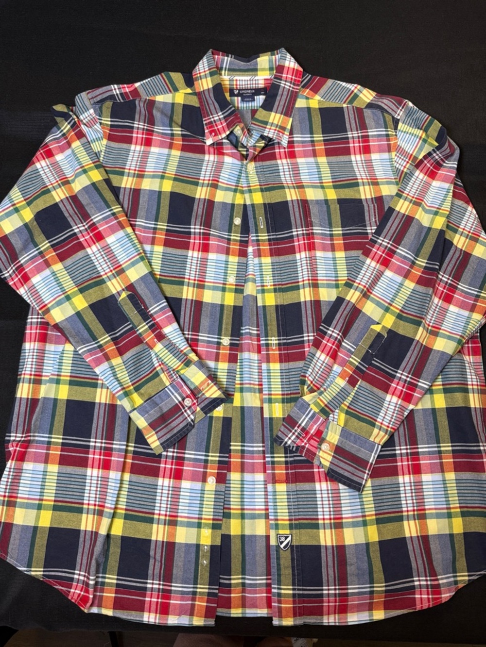 Daniel Cremieux Men's Multi-Color Plaid Button-Down Shirt
